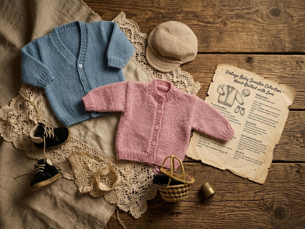 Baby Knitting Pattern Cardigan Sweater Jumper, DK Yarn Sizes (PDF Pattern)