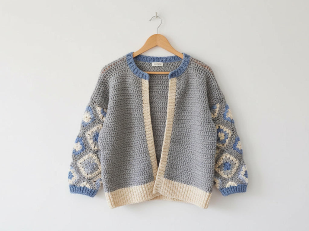 Easy Crochet Pattern PDF, Easy Crochet Jacket Tutorial for Women, Beginner Friendly Oversized Crochet Sweater
