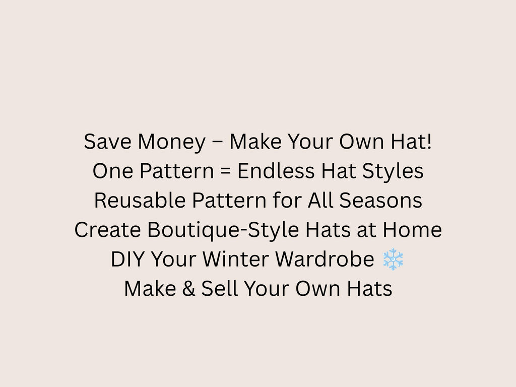 Easy Crochet Beanie Pattern, Beginner Hat Tutorial, Unisex Winter Warmth (PDF Download)