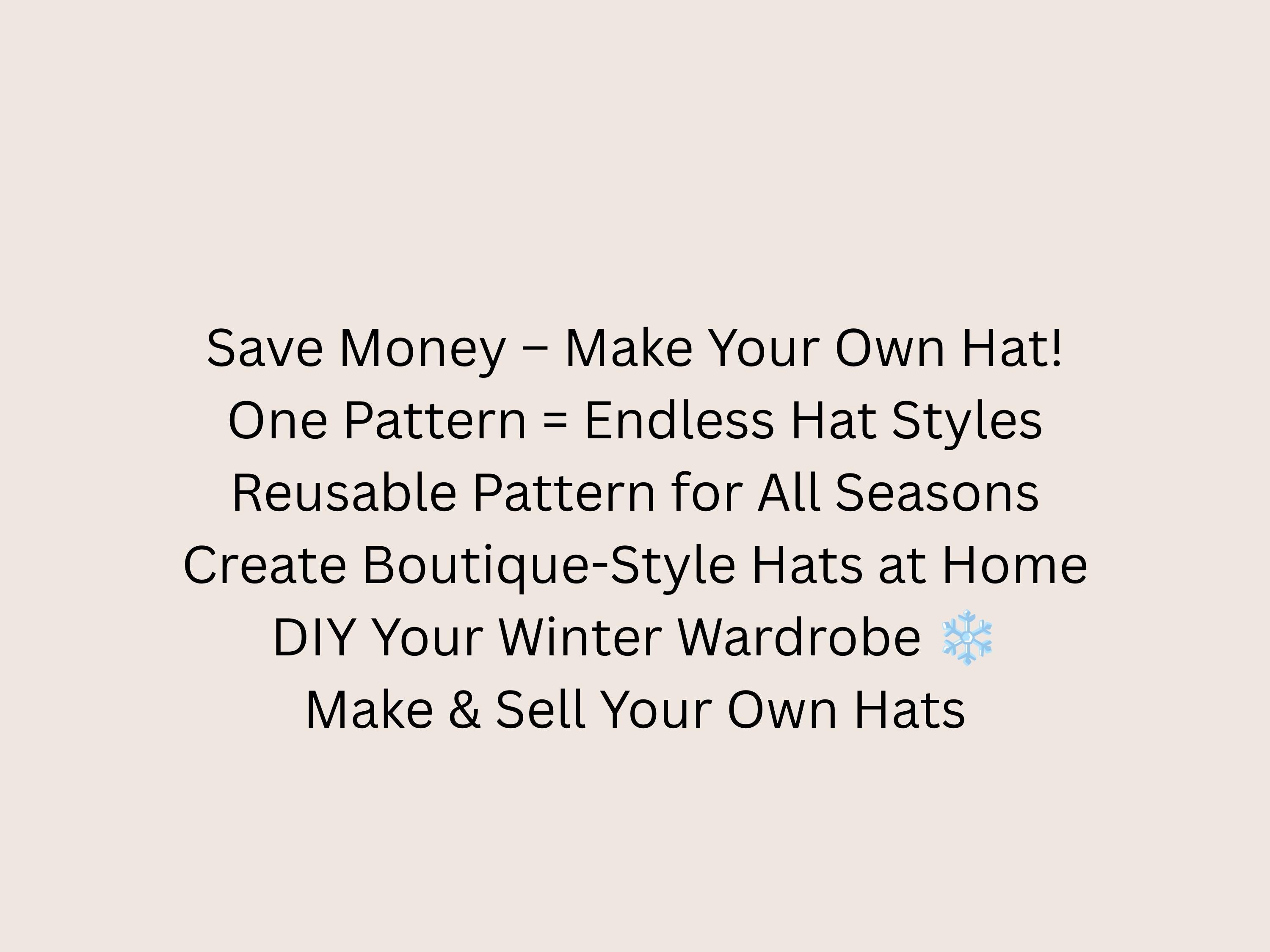 Easy Crochet Beanie Pattern, Beginner Hat Tutorial, Unisex Winter Warmth (PDF Download)