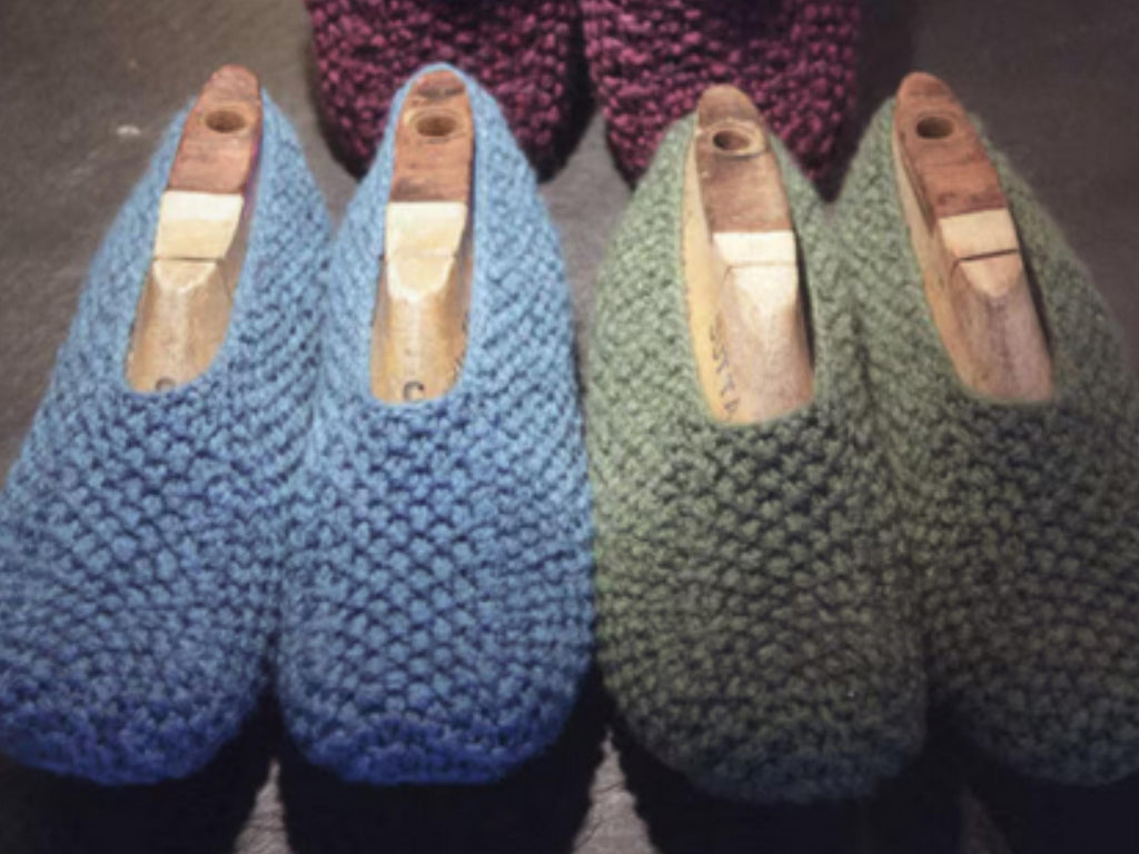 Easy Knit Slipper Socks Pattern – Beginner Two-Needle Design,Gift For Mom,Mothers Day Gift  (PDF Download)