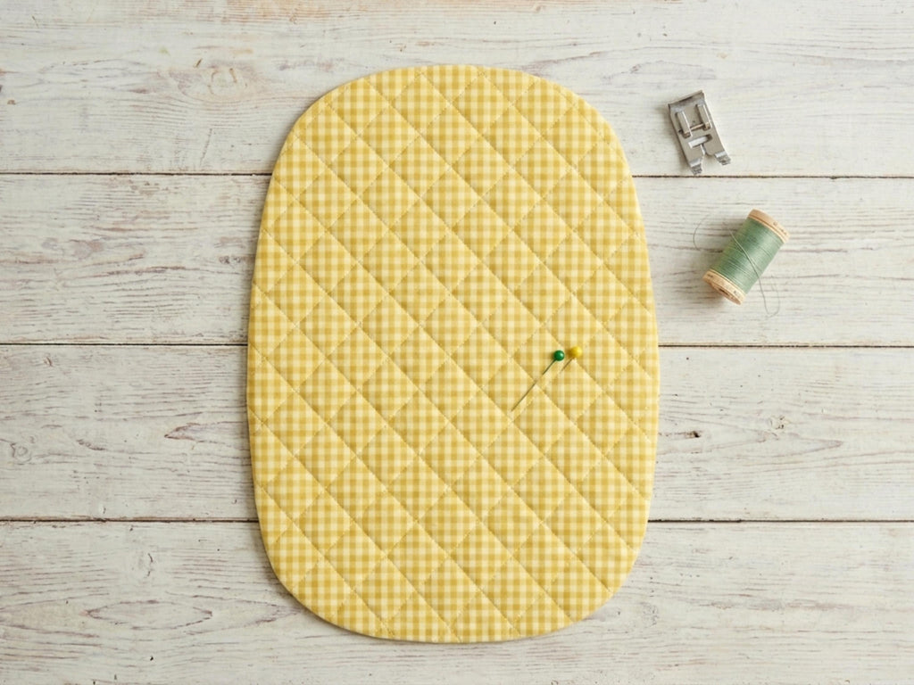 Pineapple Bag Sewing Pattern, Lattice Quilted Tote, Tropical Fruit Bag (PDF Download)