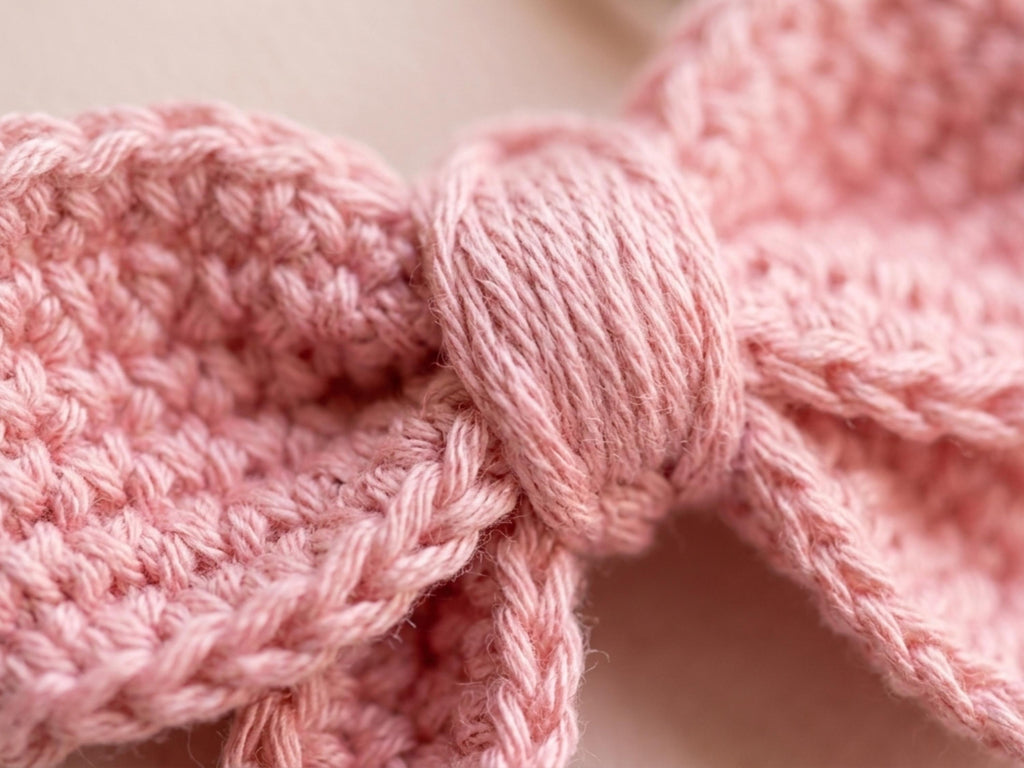Crochet Bow Keyring Pattern | Pink Flat Bow Charm (PDF Download)