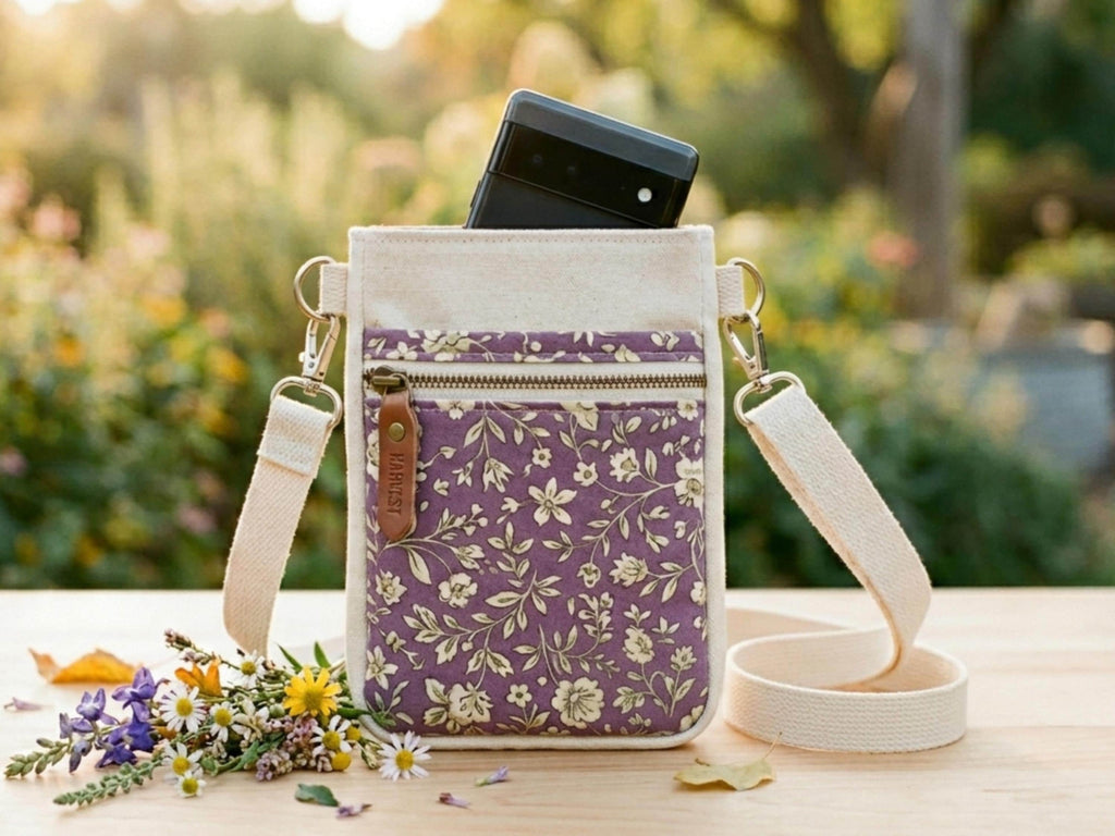 RETIREMENT SALE *Crossbody Phone Bag Sewing Pattern, Fat Quarter Project, Beginner Friendly (PDF Download)