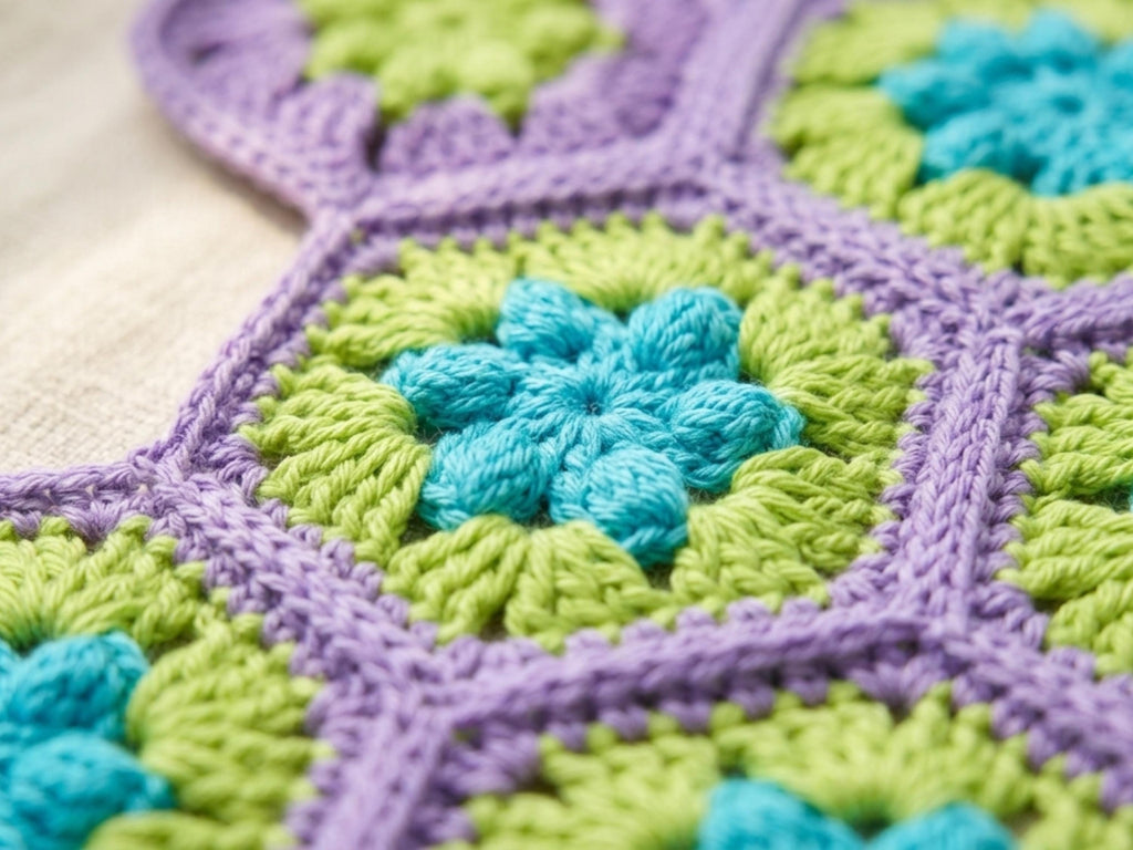 Crochet Backpack Pattern PDF, Kids Hexagon Flower Tote Bag Pattern, African Flower Crochet Bag, Girls Drawstring Backpack, Instant Download