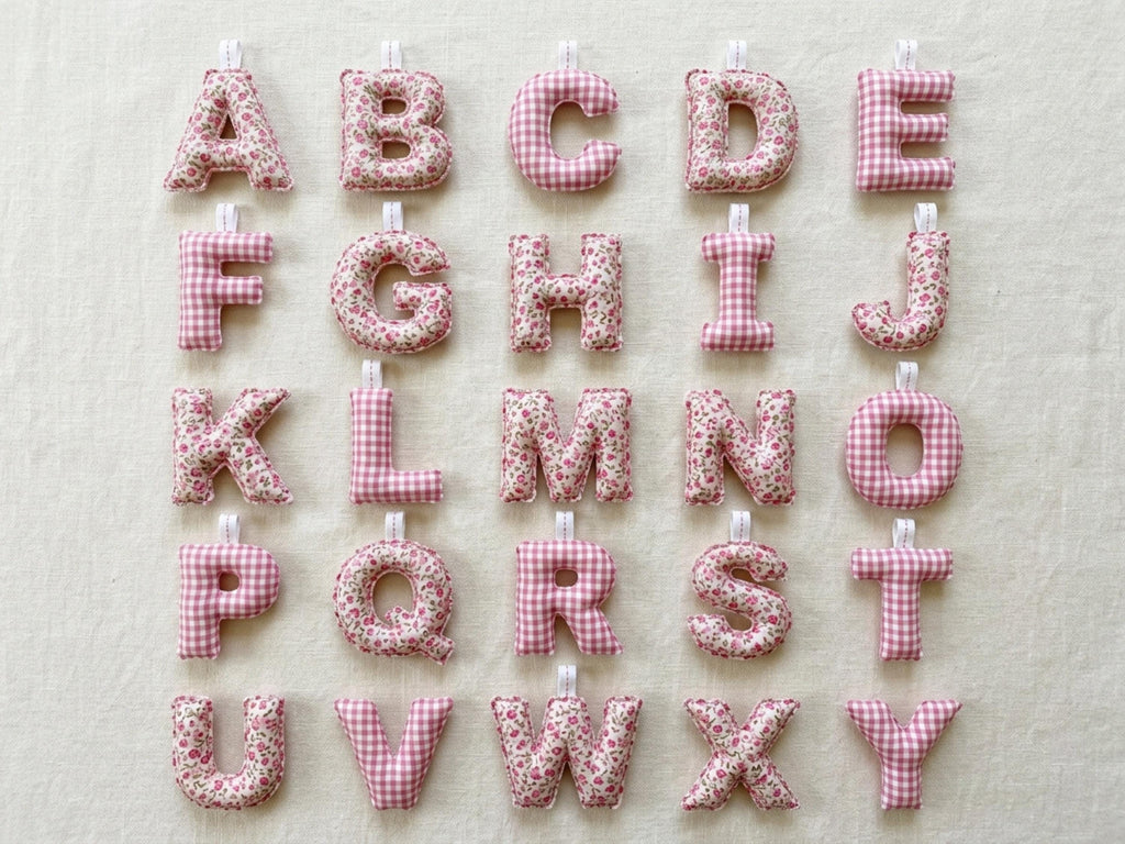 RETIREMENT SALE *Puffy Fabric Letters Sewing Pattern Bundle (PDF), Stuffed Alphabet Template, 6 Sizes