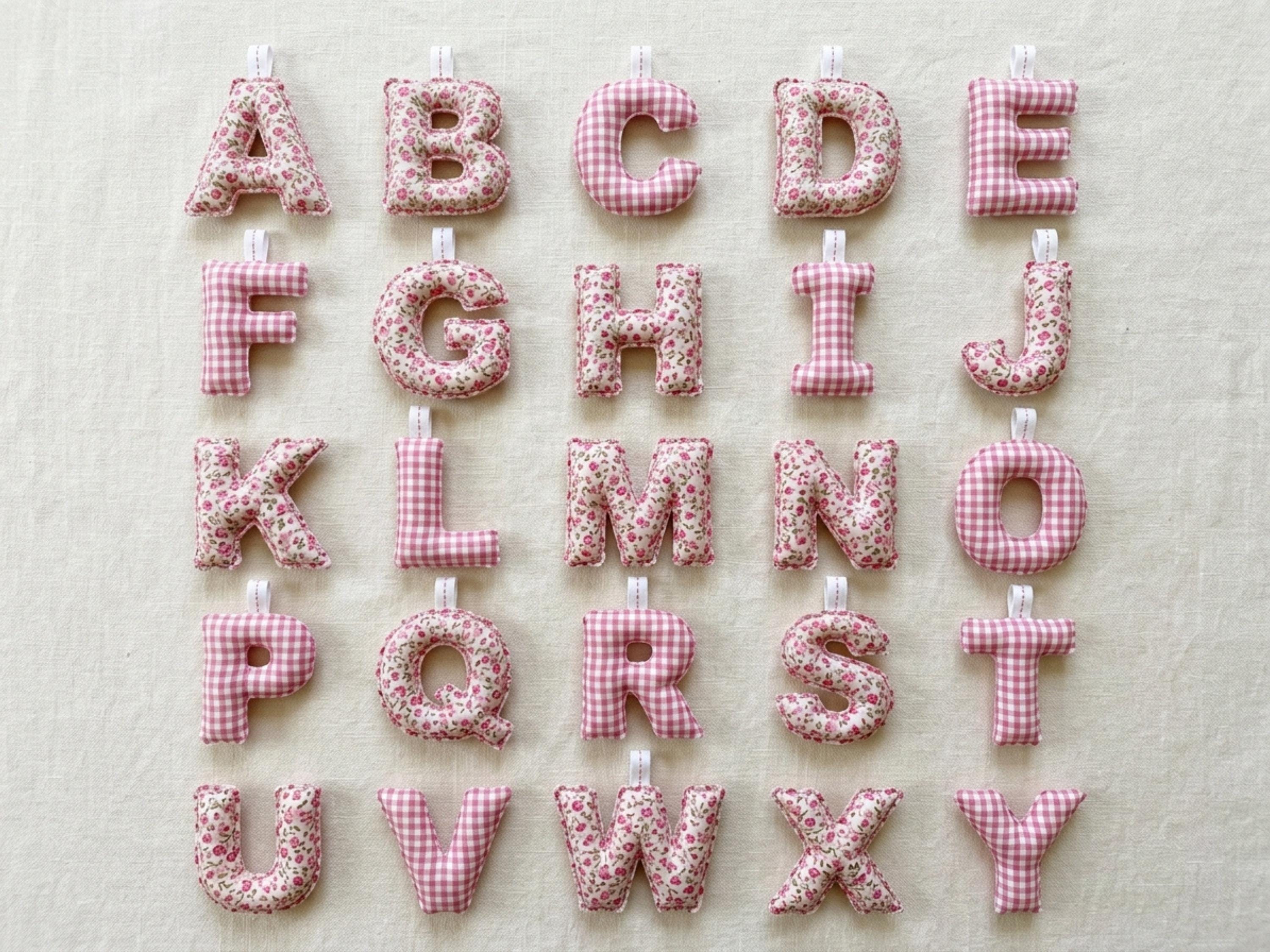 RETIREMENT SALE *Puffy Fabric Letters Sewing Pattern Bundle (PDF), Stuffed Alphabet Template, 6 Sizes