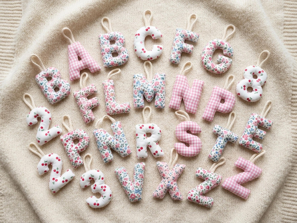 RETIREMENT SALE *Puffy Fabric Letters Sewing Pattern Bundle (PDF), Stuffed Alphabet Template, 6 Sizes