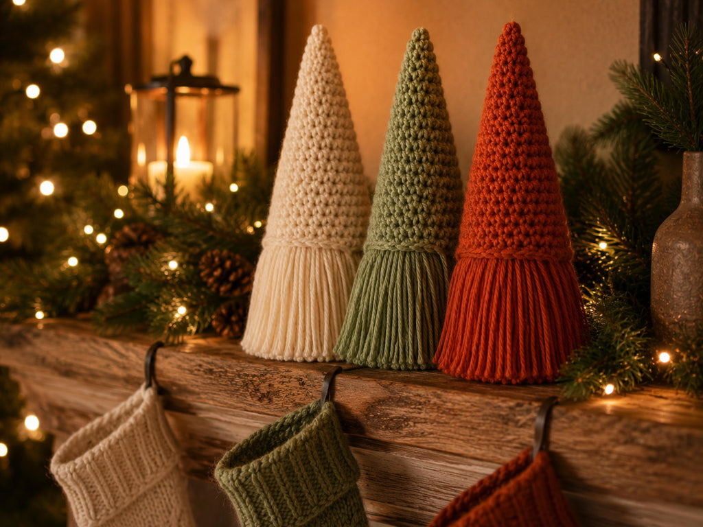 Crochet Gnome Pattern PDF, Faceless Holiday Gnome Amigurumi, Christmas Decor, Beginner Friendly