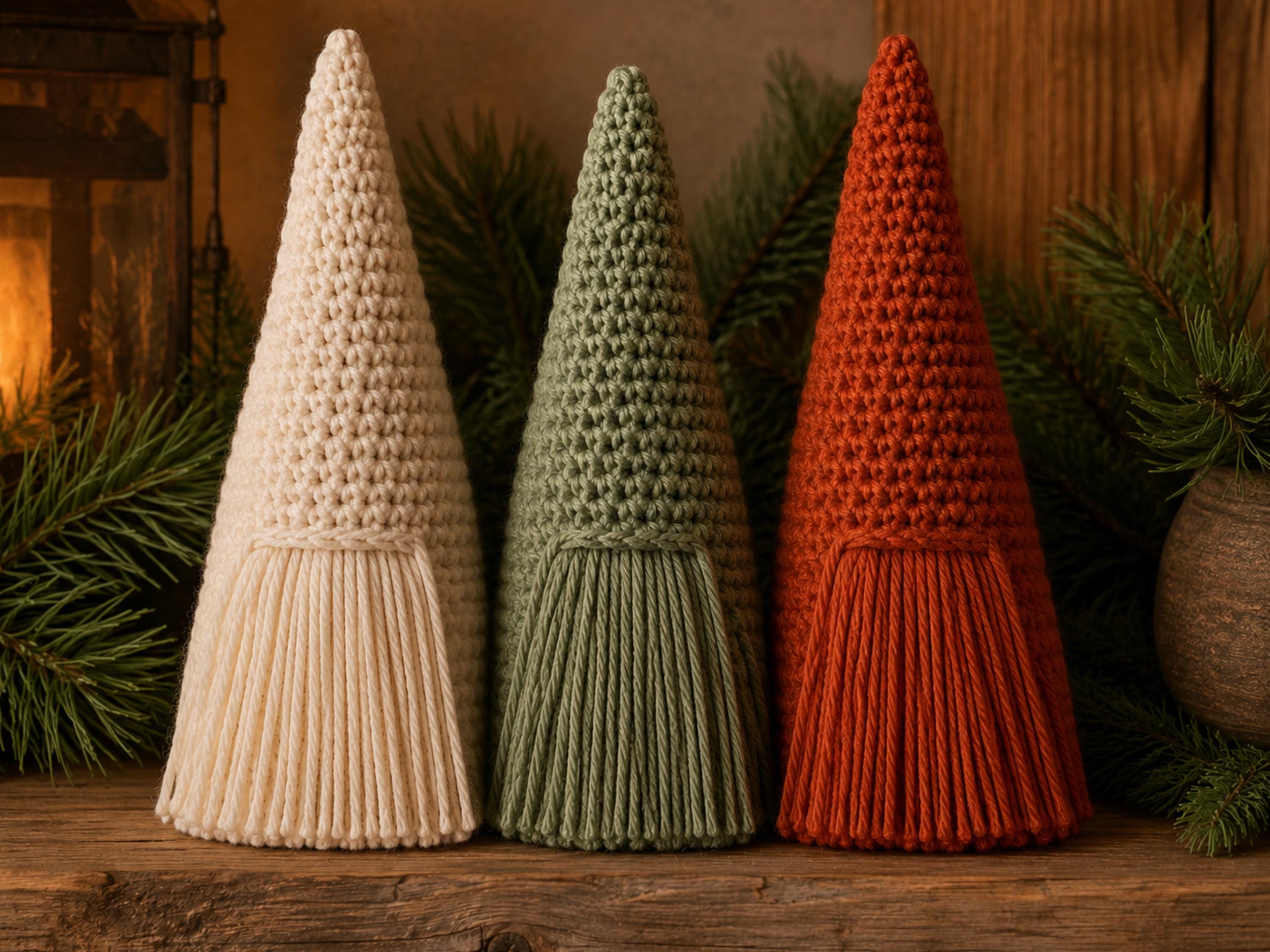Crochet Gnome Pattern PDF, Faceless Holiday Gnome Amigurumi, Christmas Decor, Beginner Friendly