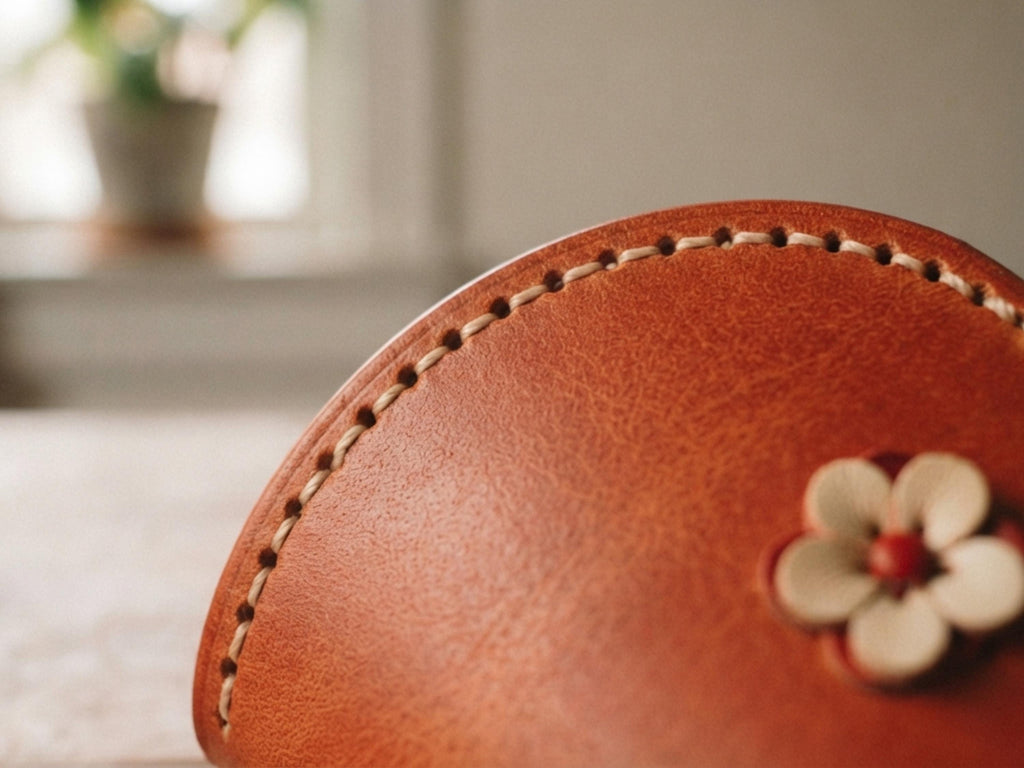 Leather Car Key Case Sewing Pattern, Pull Out Dome Pouch PDF, Faceless Wristlet Keychain, DIY Leathercraft