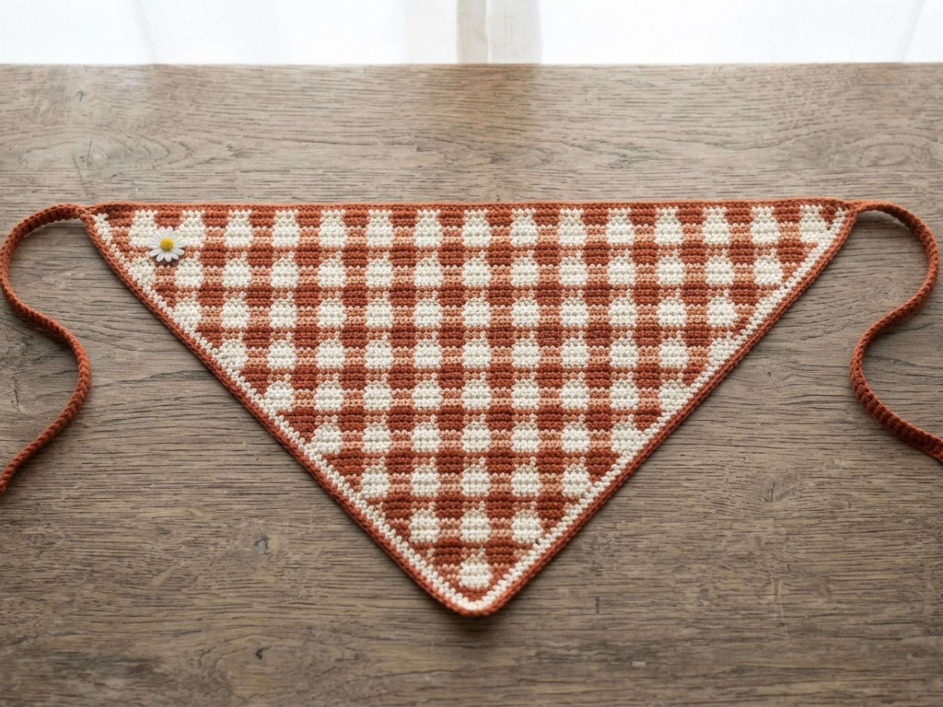 Crochet Bandana Patterns Bundle | 4 Boho Kerchief Designs (PDF Download)