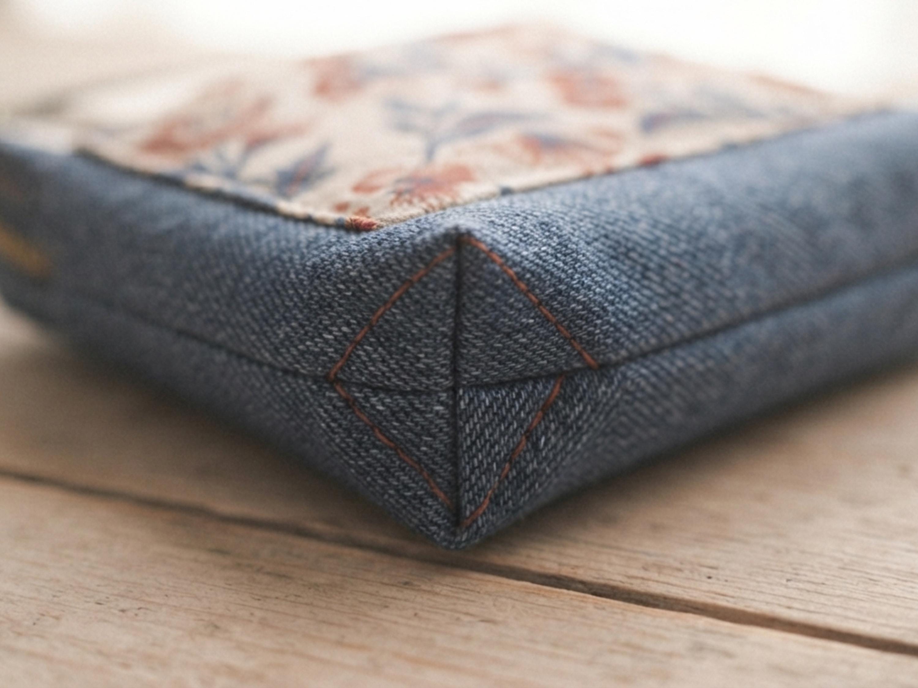 Mini Zipper Pouch Sewing Pattern | Boxed Corner Card Wallet (PDF Download)