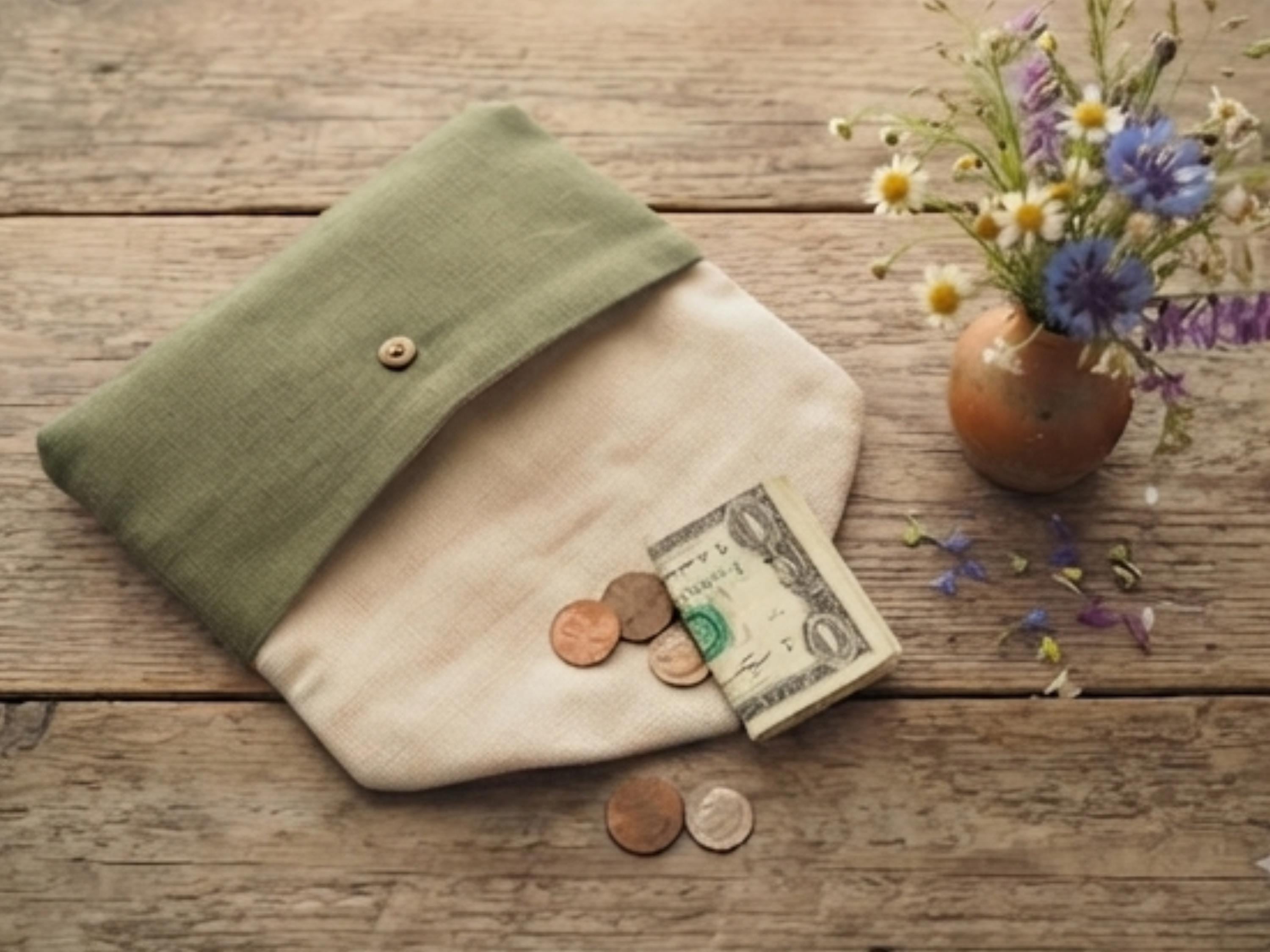 Scalloped Coin Purse Sewing Pattern | Beginner Snap Wallet Pouch (PDF Download)
