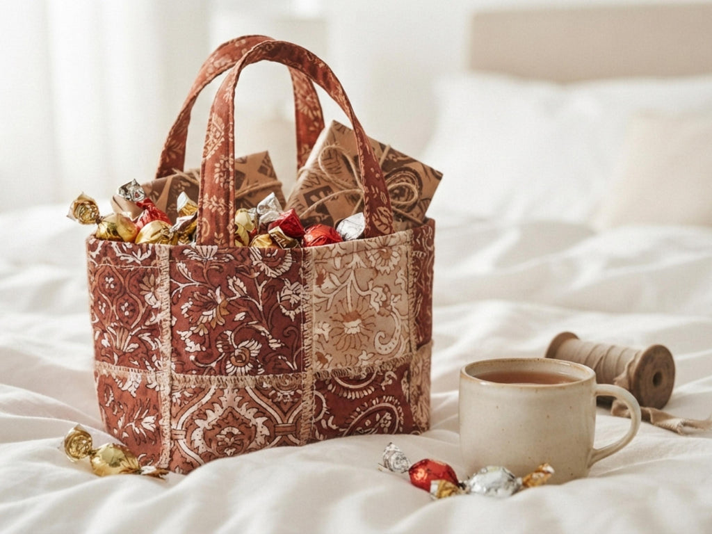 Mini Quilted Gift Bag DIY (PDF Download)