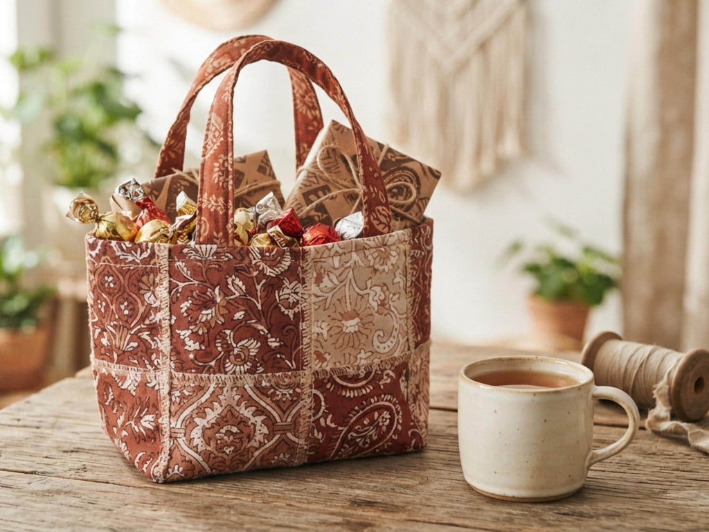 Mini Quilted Gift Bag DIY (PDF Download)