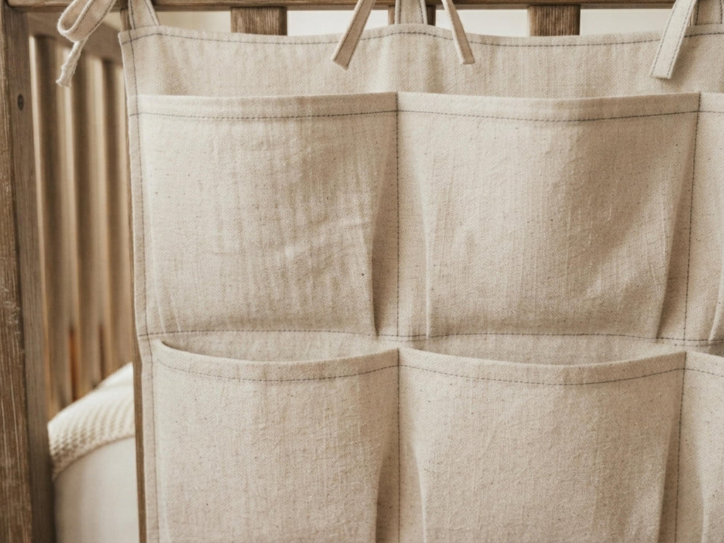Crib Organizer Sewing Pattern PDF, Hanging Nursery Caddy Pattern, 6 Pocket Crib Storage, Easy Beginner Sewing Pattern