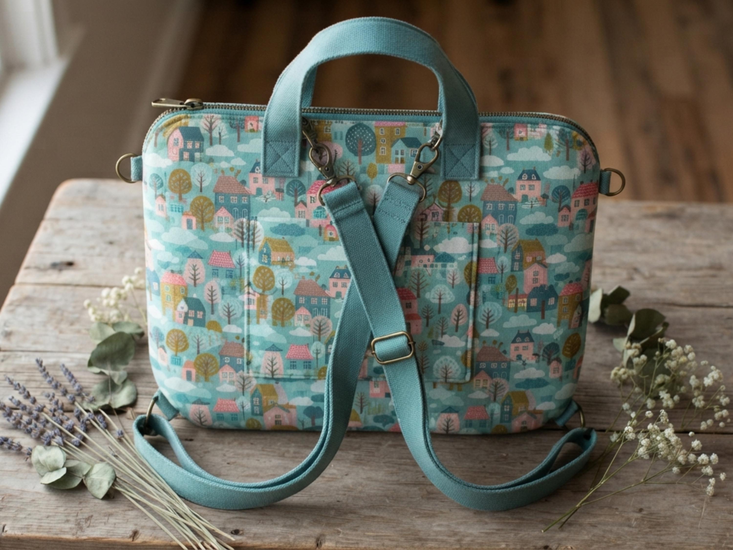 Mom Bag PDF Sewing Pattern | Diaper, Hospital, Newborn Bag (Instant Download),Gift for mom,New mom gift,DIY handmade gift
