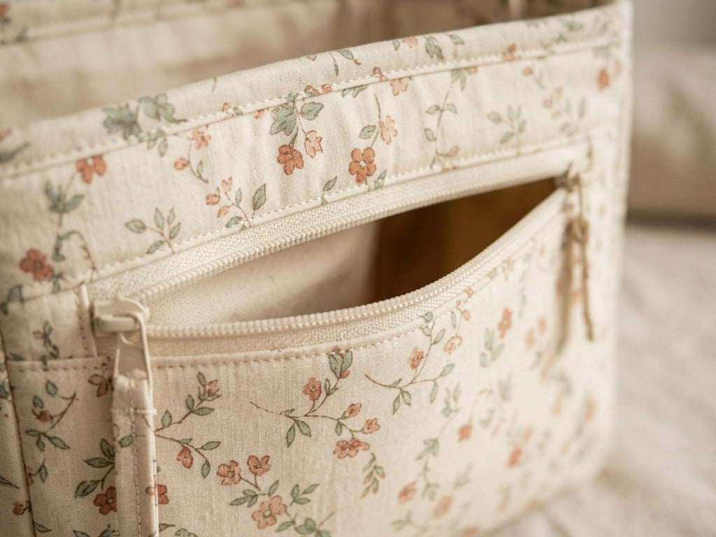 SALE *Pram Organizer Sewing Pattern PDF, Stroller Caddy with Zip Pocket and Cup Holders, Strap On Buggy Organiser, Easy PDF