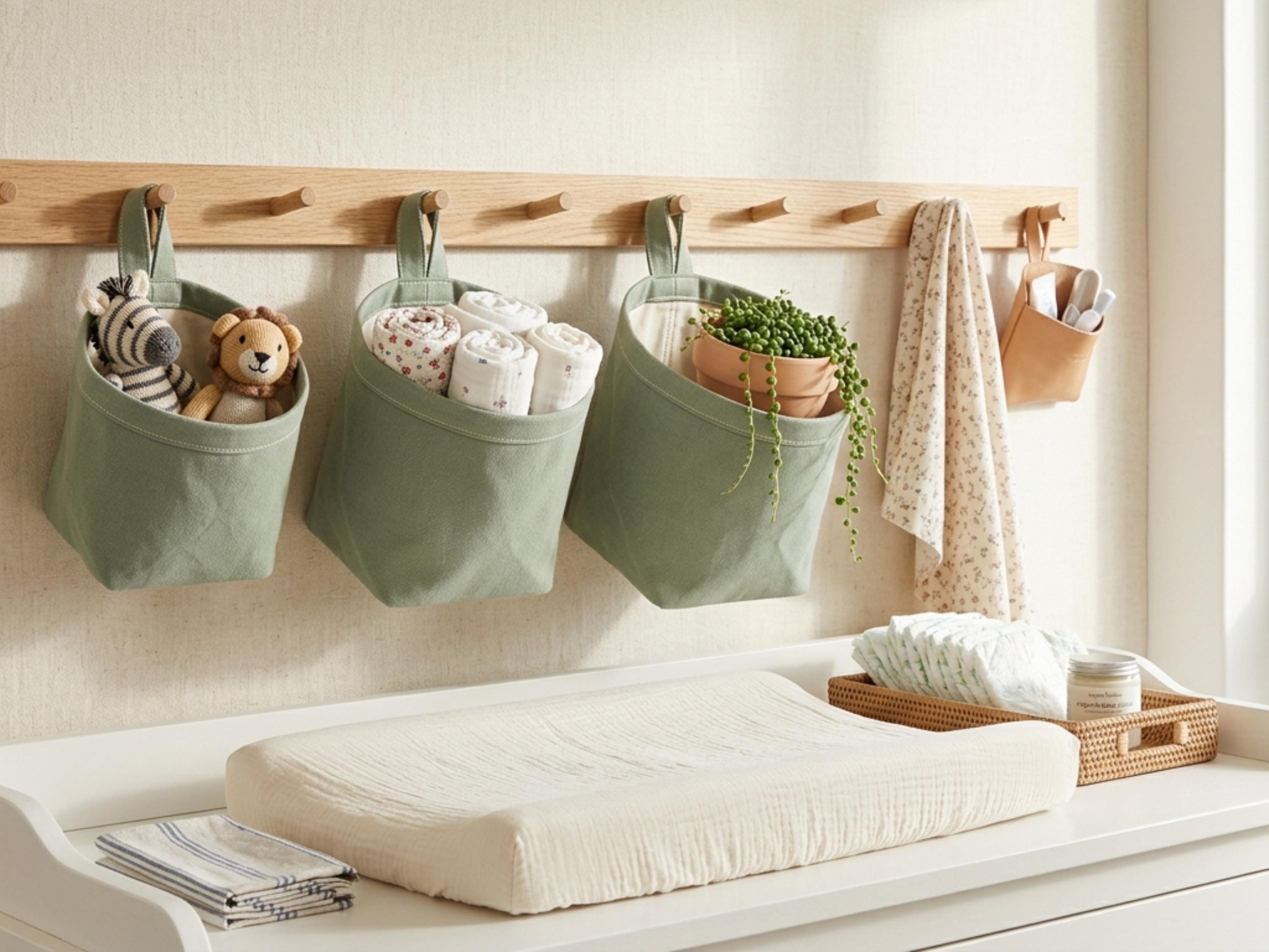 Hanging Pod Basket Sewing Pattern, Beginner Storage Organizer (PDF Download)