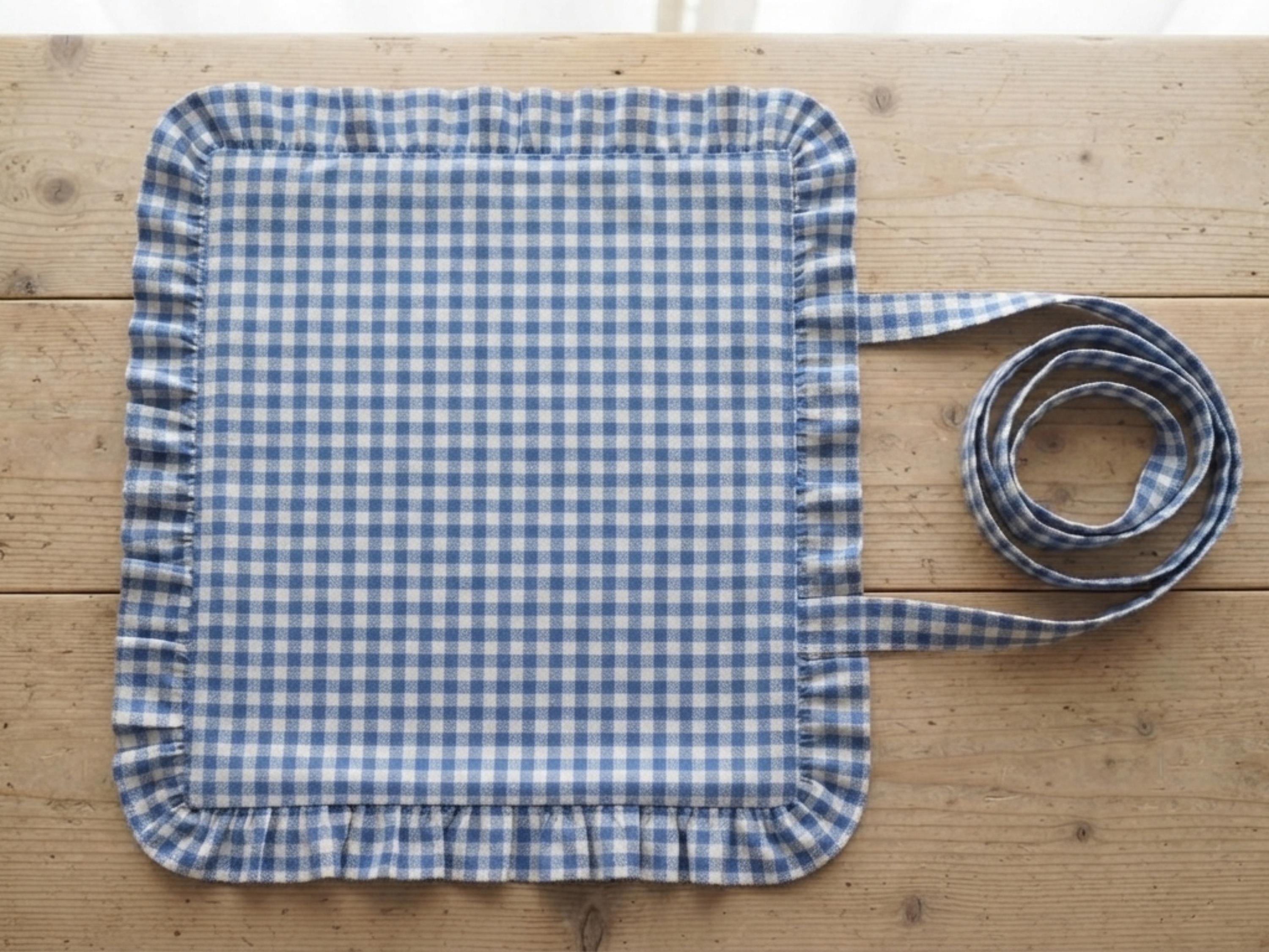 Ruffle Tote Bag Sewing Pattern PDF | Gingham Shoulder Bag | Gathered Ruffle Edge Tote Digital Download