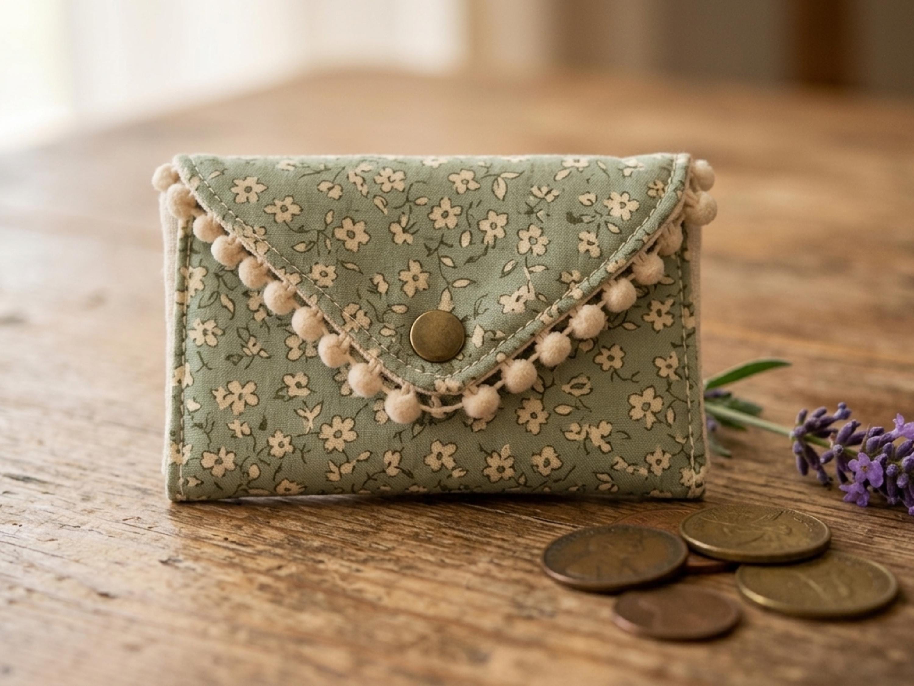 SALE *Coin Purse Sewing Pattern PDF | 5 Styles Mini Wallet Snap Pouch Passport Pouch Card Wallet | Beginner DIY Small Bag