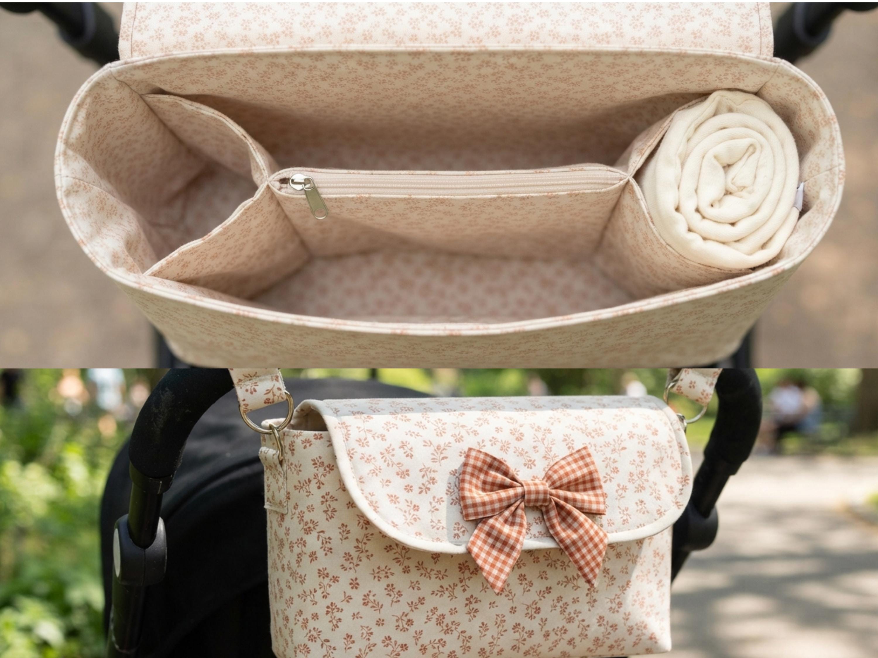 Pram Caddy Sewing Pattern, Stroller Organizer Bag Tutorial, Beginner Friendly (PDF Download)