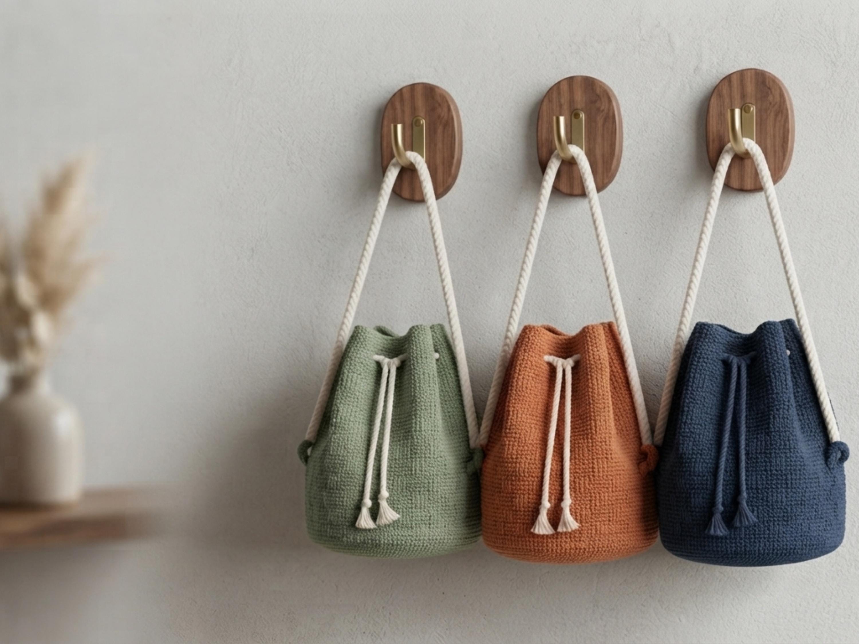 Sage Linen Stitch Hobo Bag Crochet Pattern, Beginner Friendly Drawstring Tutorial (PDF Download)