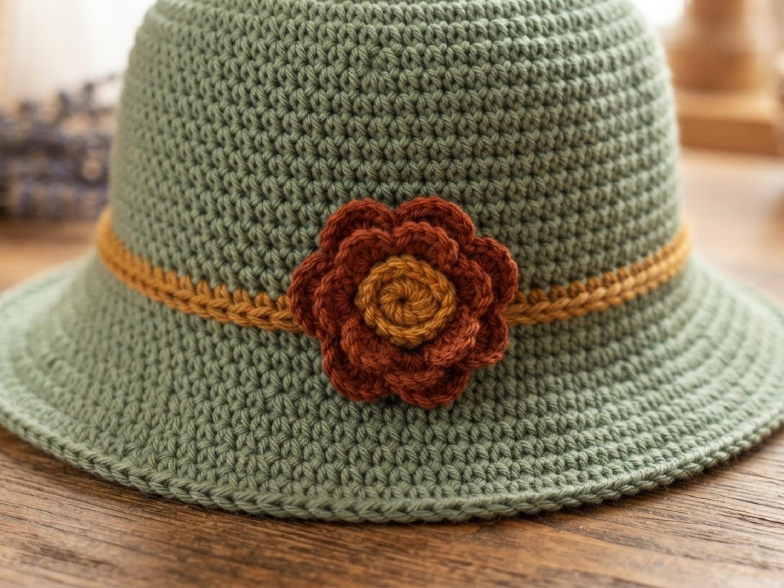 Crochet Bucket Hat & Market Bag Set Pattern (PDF Download)