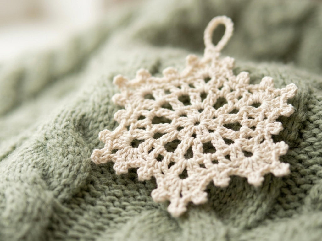 Crochet Snowflake Ornament Pattern Bundle, 3 Designs, Christmas PDF, Beginner to Intermediate, Holiday Decor Coaster