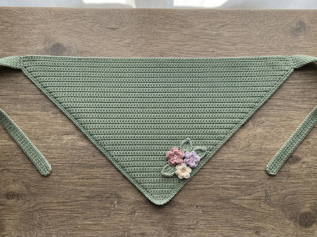 Crochet Bandana Patterns Bundle | 4 Boho Kerchief Designs (PDF Download)