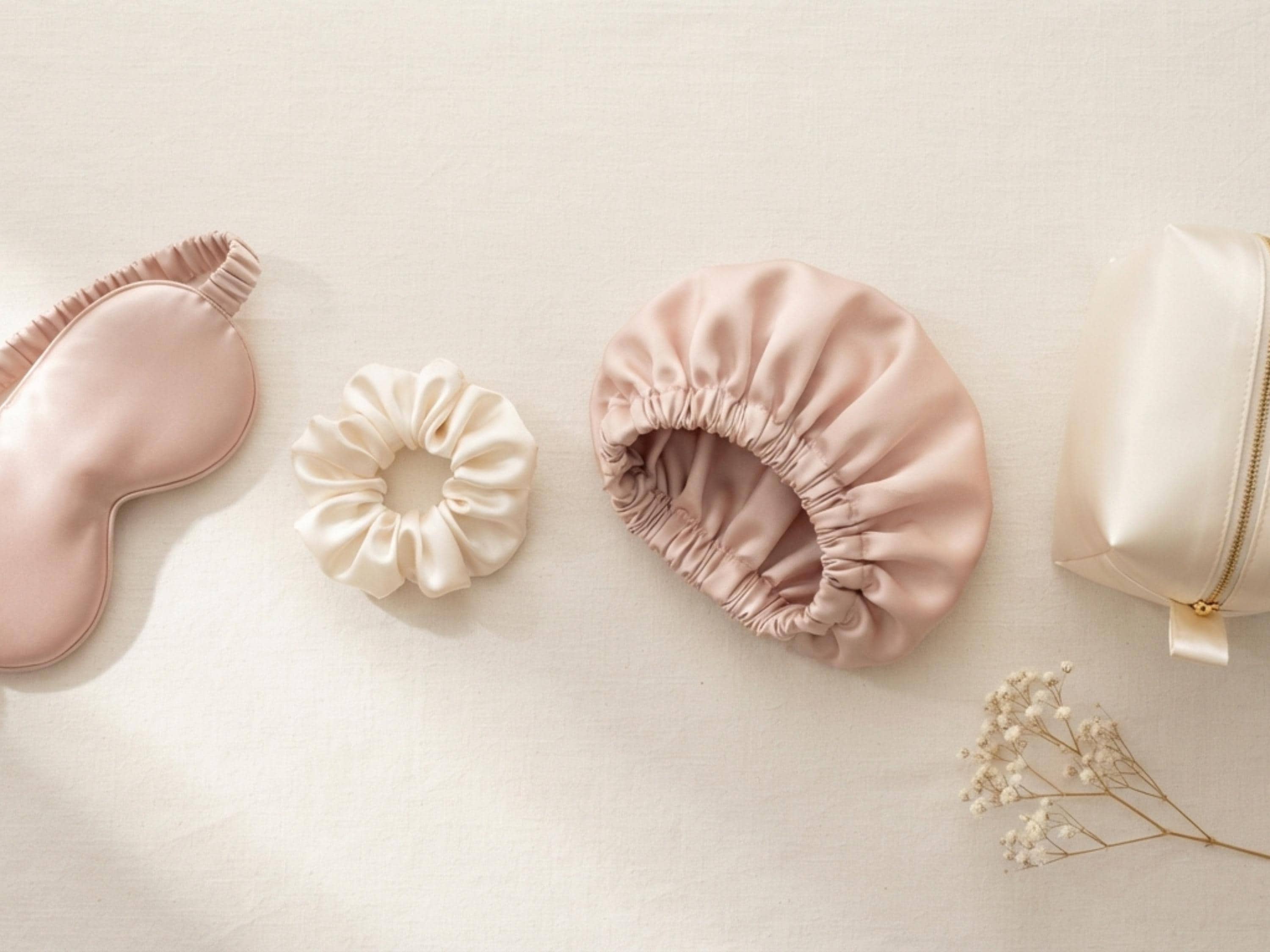 Satin Self-Care Sewing Pattern Bundle: Sleep Mask, Bonnet, Pouch (Digital Download)