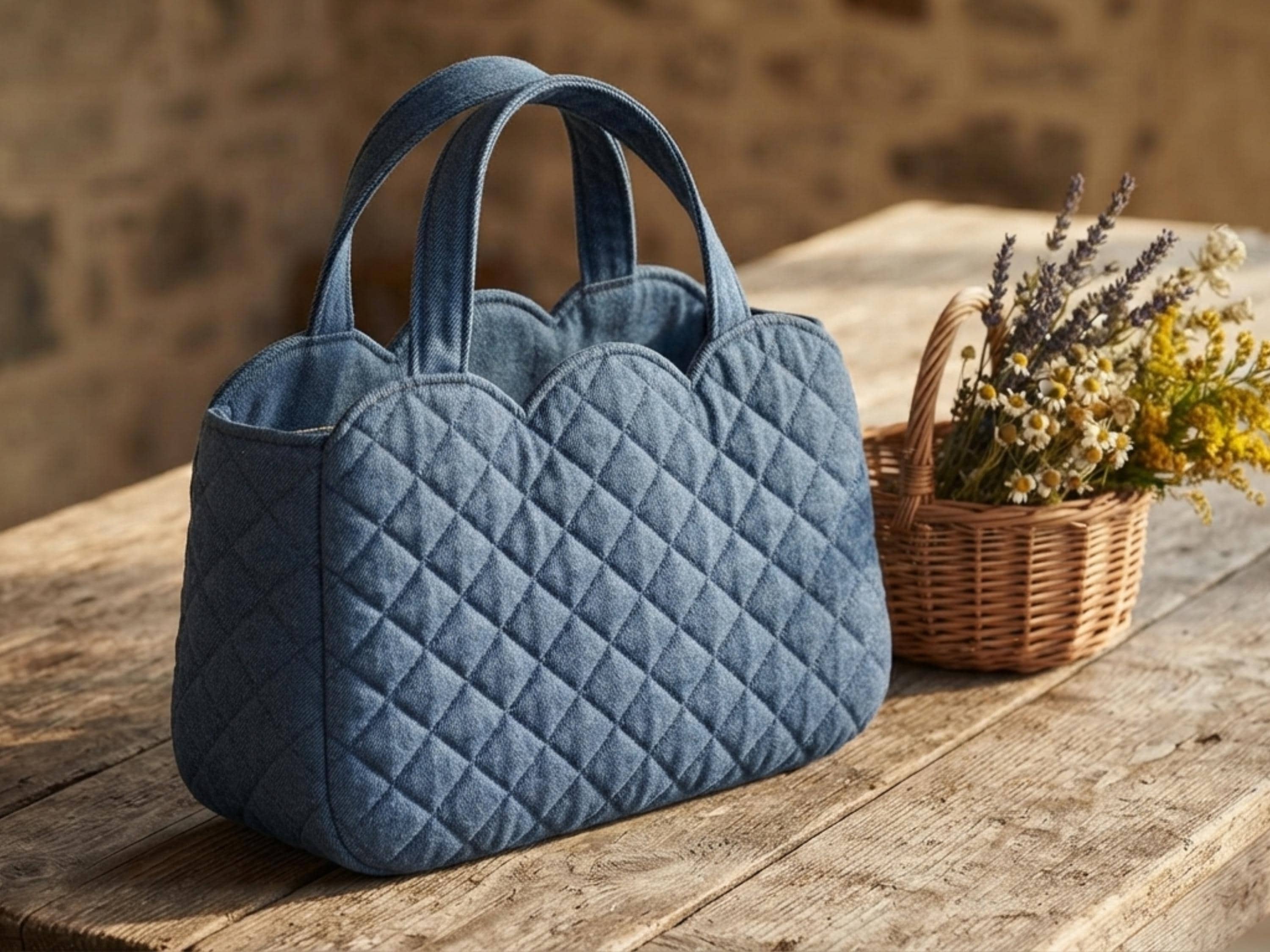 Cloud Bag Sewing Pattern PDF Quilted Shoulder Tote Beginner Sewing Pattern Instant Download