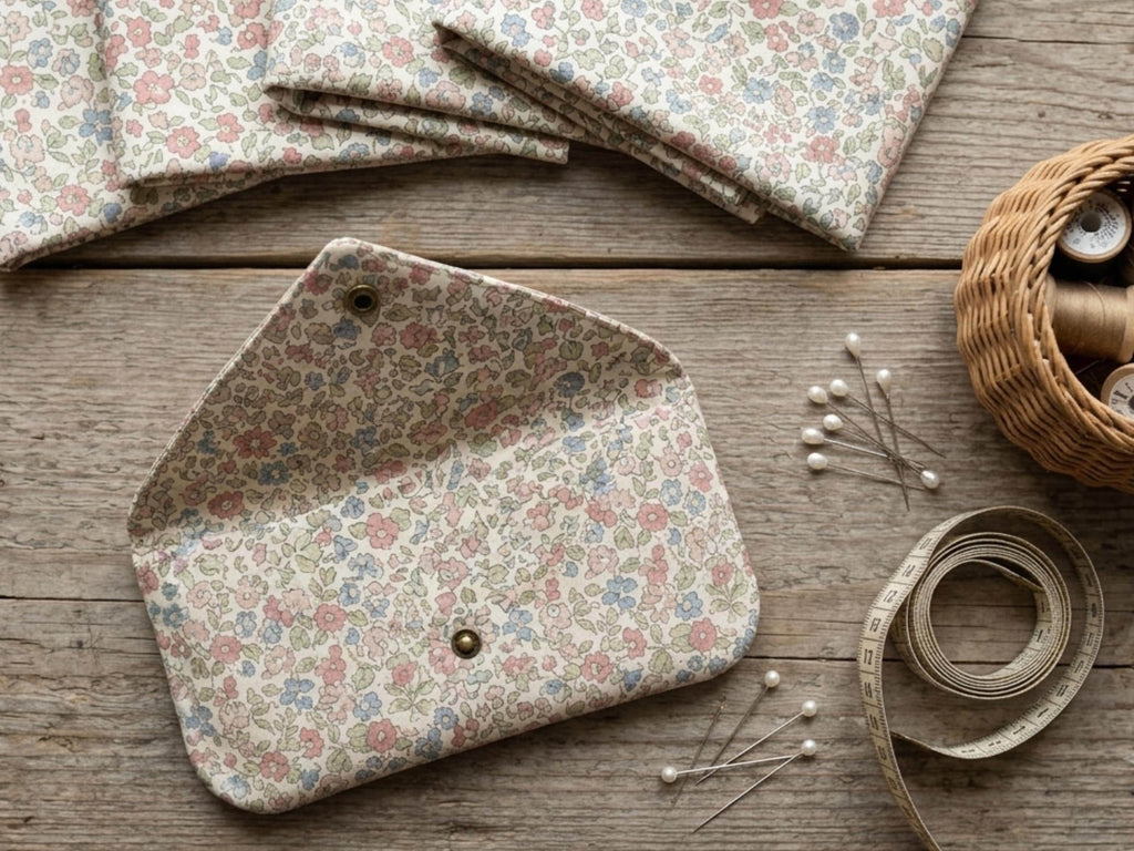 Sweetheart Glasses Case Sewing Pattern, Heart Flap Pouch (PDF Download)