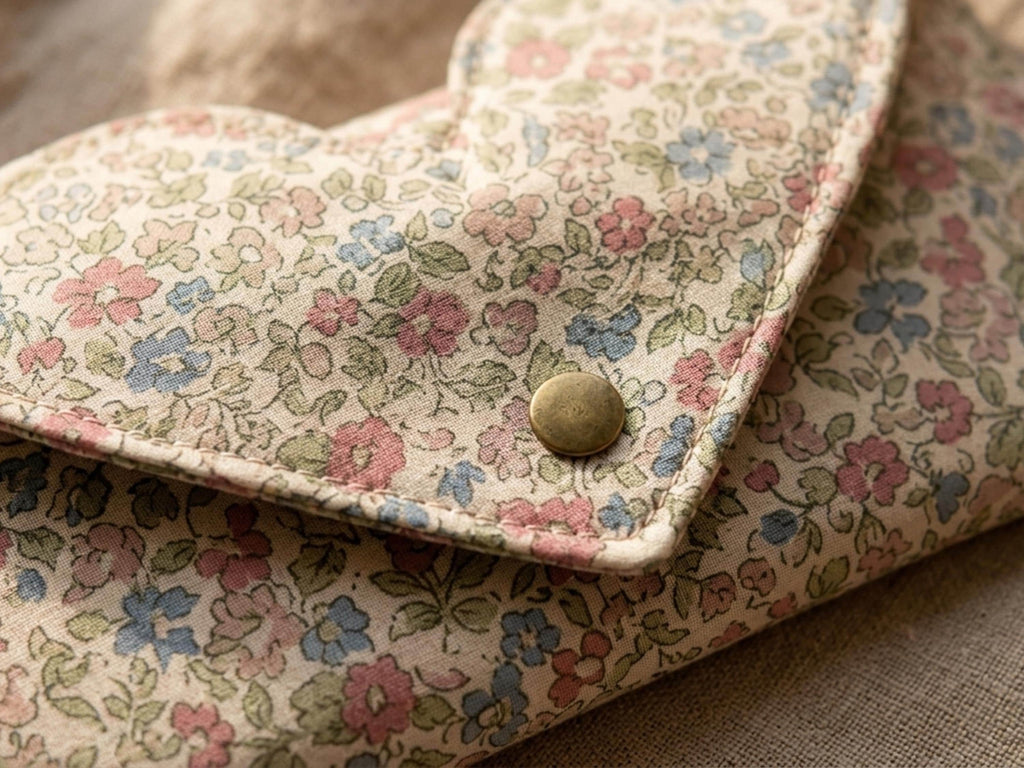 Sweetheart Glasses Case Sewing Pattern, Heart Flap Pouch (PDF Download)