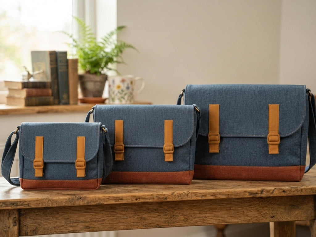RETIREMENT SALE *Buckle Messenger Bag Sewing Pattern, Structured Flap Crossbody Tutorial (SML Sizes) (Digital Download)