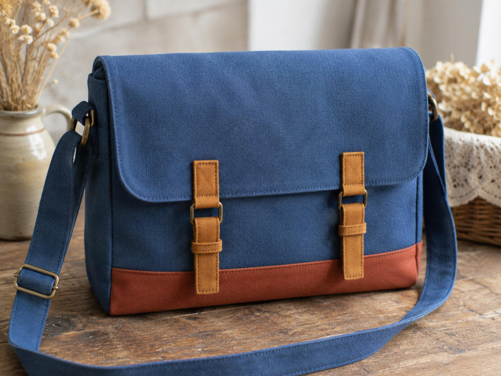 RETIREMENT SALE *Buckle Messenger Bag Sewing Pattern, Structured Flap Crossbody Tutorial (SML Sizes) (Digital Download)