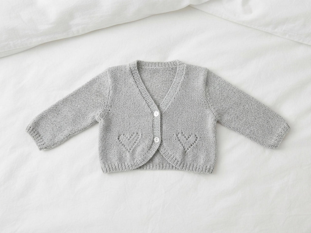 baby knitting patterns for girls 3 yrs-Girls Heart Cardigan Knitting Pattern, Toddler, Sizes 2-11 (PDF Download)