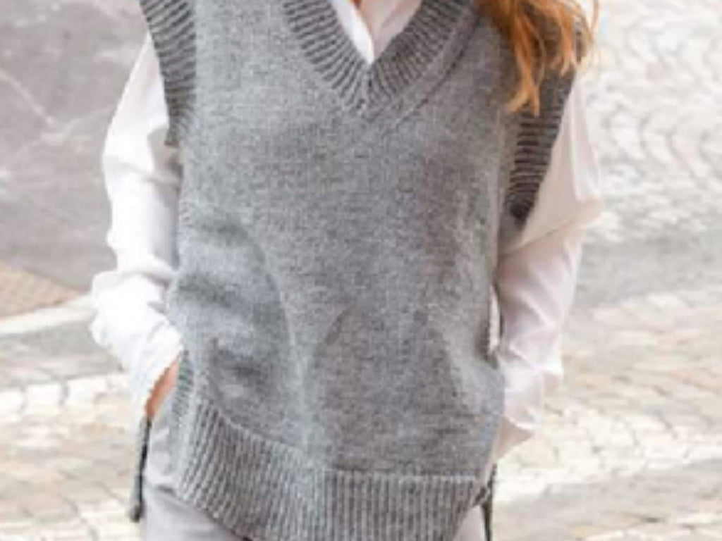 Womens  Vest Knitting Pattern (PDF Download)