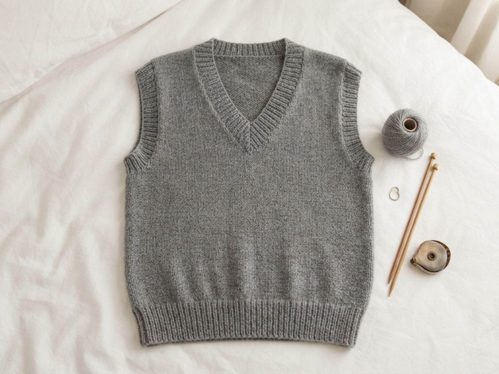 Womens  Vest Knitting Pattern (PDF Download)