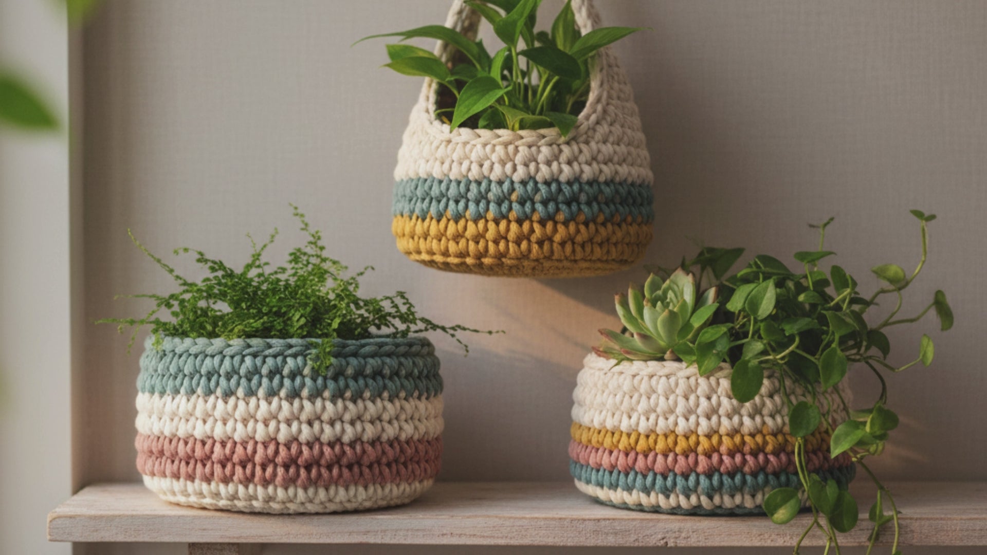 Teardrop Crochet Basket Pattern PDF | DIY Hanging Basket, Small, Medium & Large Crochet Baskets, Crochet Home Decor Pattern|Gift for hostess